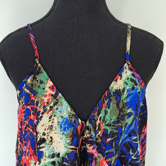 Multi colored  dressy tank top - Picture 3 of 5